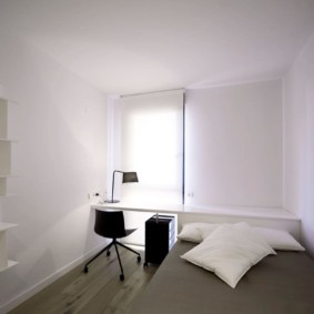 minimalismi tyyli makuuhuoneen valokuvaideoita