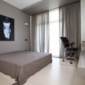минималистички украс спаваће собе у стилу минимализма