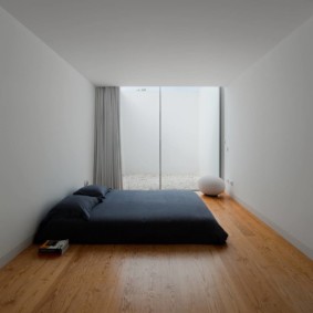 опције фотографије у спаваћој соби у минимализму