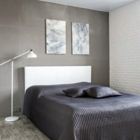minimalismi tyyli makuuhuoneen suunnittelun ideoita
