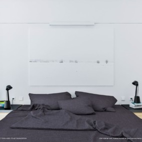 minimalistický štýl nápady interiéru spálne