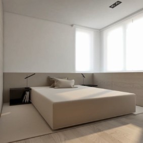 minimalism stil sovrum dekoration idéer