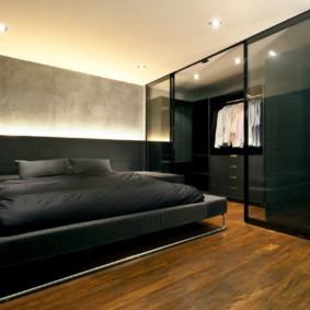 снимка за преглед на спалнята минимализъм
