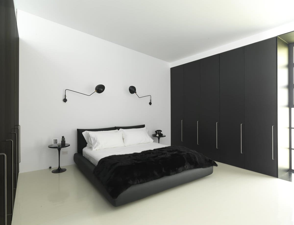 опции за дизайн на спалня в минимализъм