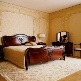 Fotografija spavaće sobe u Art Nouveauu