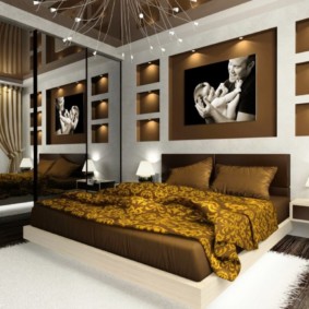 ตัวเลือกภาพห้องนอน Art Nouveau