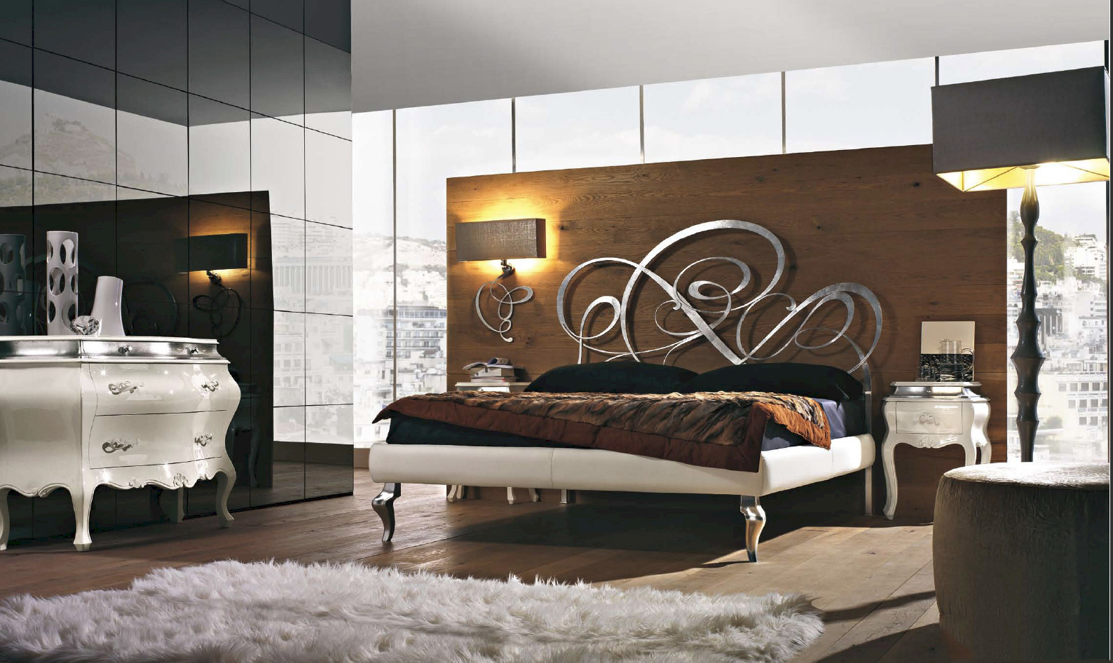Ideje za uređenje spavaće sobe u Art Nouveauu
