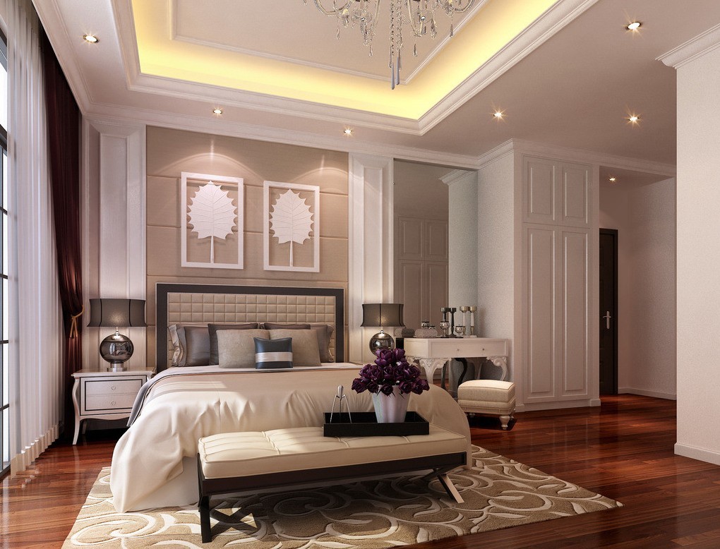 neoklasyczne pomysły na projektowanie sypialni