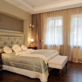 neoklasyczna fotografia projektowa sypialni