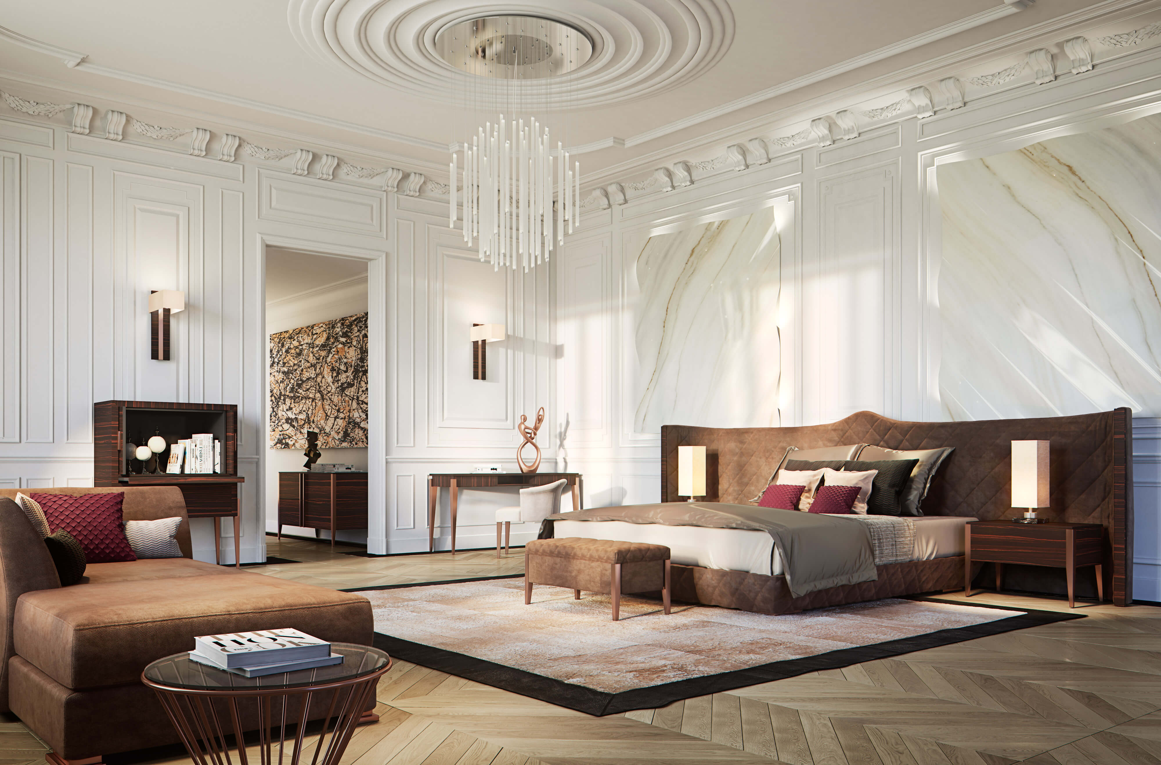 neoclassical bedroom kinds of ideas