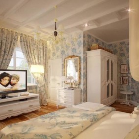 dormitor în stil provence