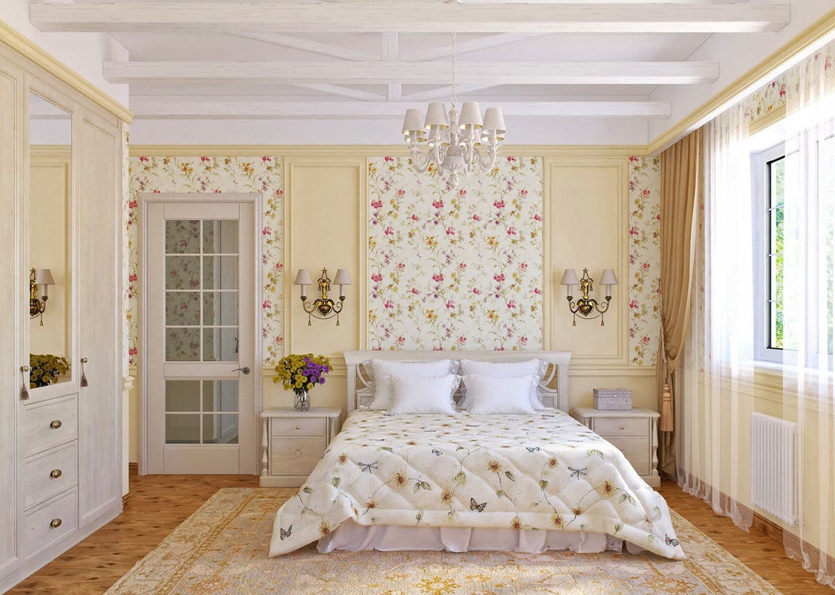 Ý tưởng dệt phòng ngủ Provence