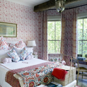 Fotografie de recenzie dormitor în stil Provence