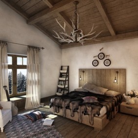 Chalet bedroom photo