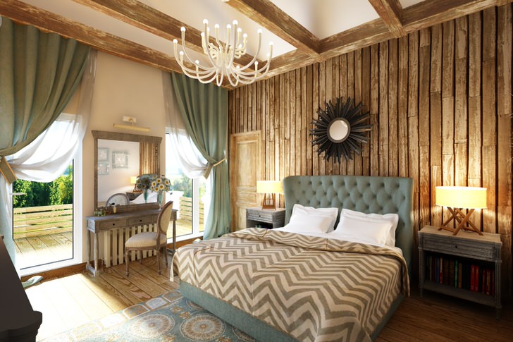 Chalet Bedroom Photo Ideas