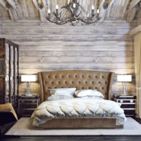 Chalet style bedroom photo decoration