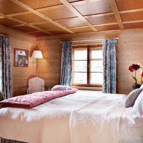 Options de photo de chambre de style chalet