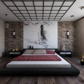спалня в японски стил