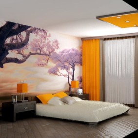 Опции за снимки на спалня в японски стил