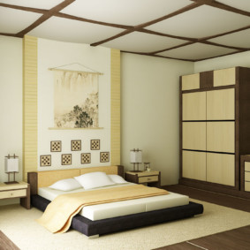 Снимка в японски стил спалня