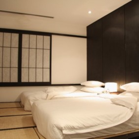 японски интериор за спалня