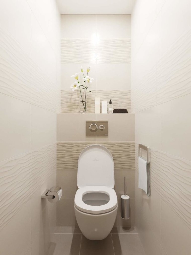 Φωτεινή τουαλέτα στο προκατασκευασμένο σπίτι του Χρουστσόφ