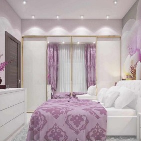 mga ideya ng lilac bedroom