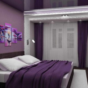 lilac bedroom decoration