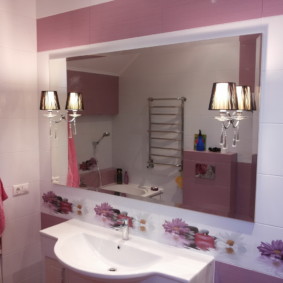 mirror height above the bathroom sink