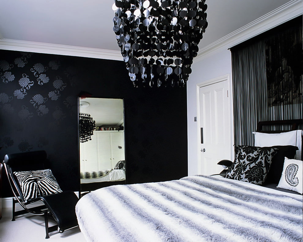 black and white flat decor ideas