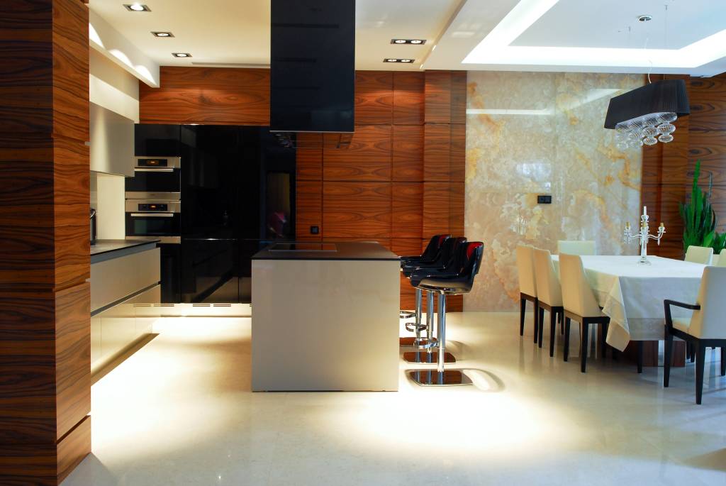 bucătărie într-o casă de țară design interior