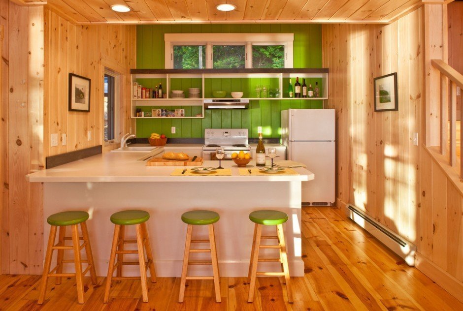 kitchen in a country house ideas views