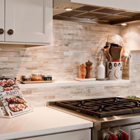 kitchen in a country house interior photo