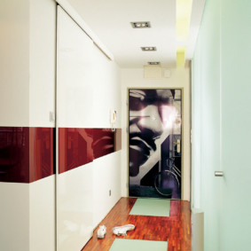 long corridor in the apartment decor ideas