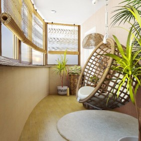 fotografie de decor de apartament în stil eco