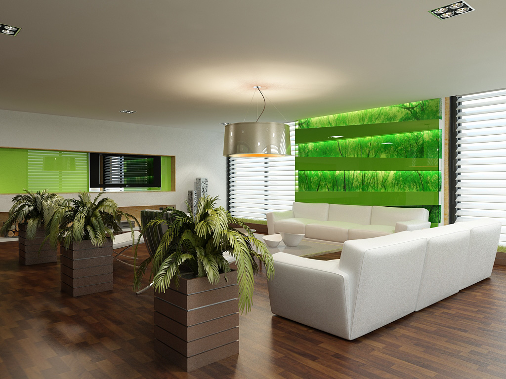 eco style apartment interior