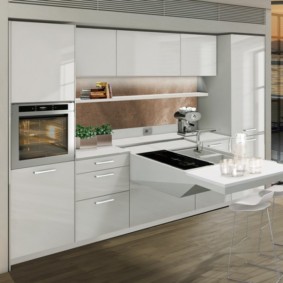 Kitchenette lineaire set