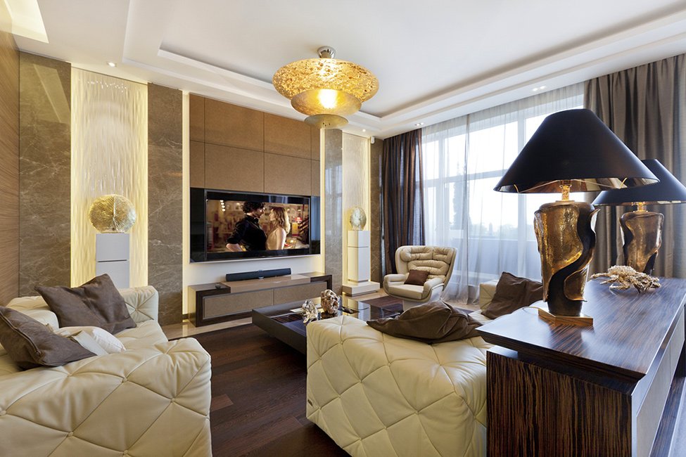 Art Nouveau living room design photo