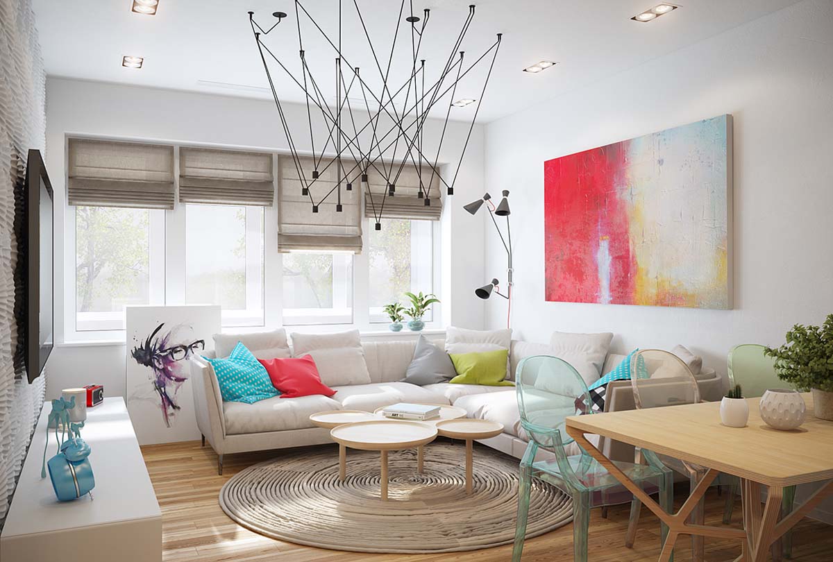 Scandinavian style living room design ideas
