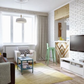 Scandinavian style living room photo ideas