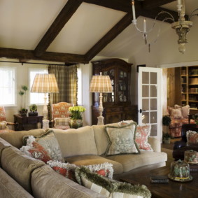 country style living room photo views