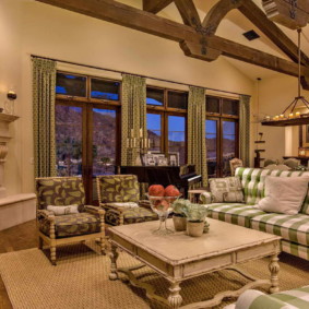 country style living room decoration