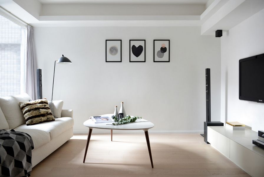 minimalism living room decor photo