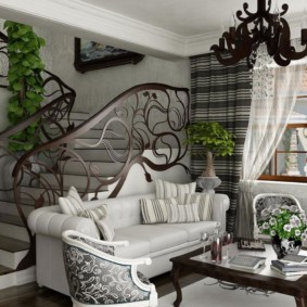 Art Nouveau living room decor photo