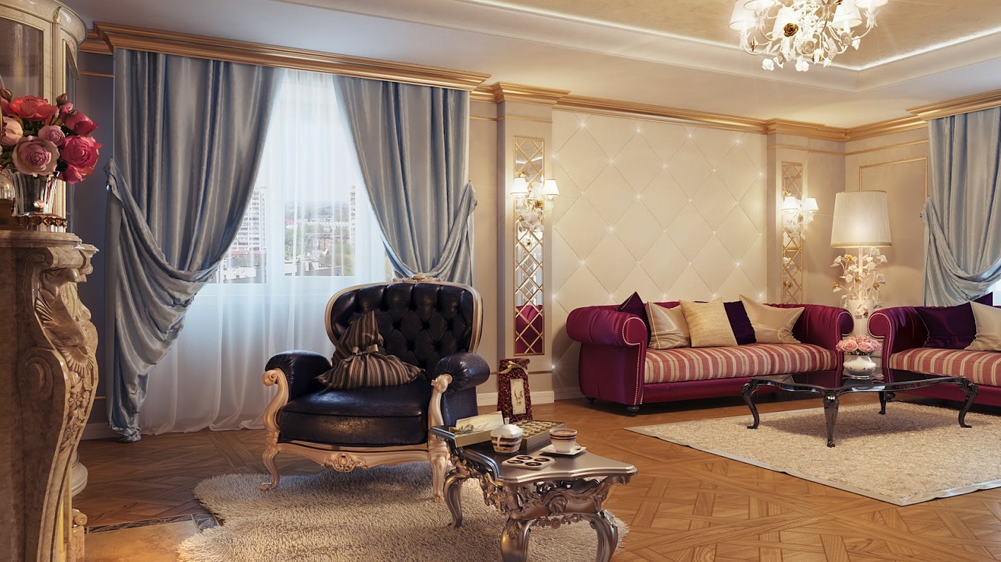 Art Nouveau living room design