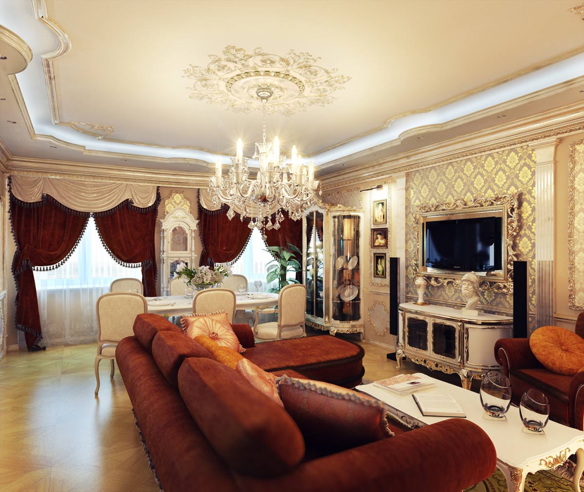 Art Nouveau living room photo decoration