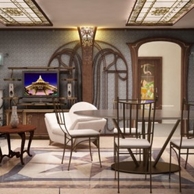 Fotografie de decorare sufragerie Art Nouveau