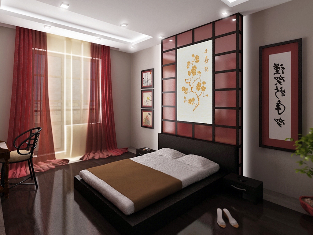 hálószoba belső feng shui dekor ötletek