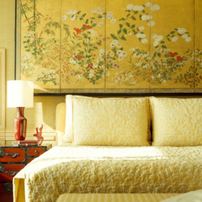 hálószoba belső feng shui fotó dekoráció