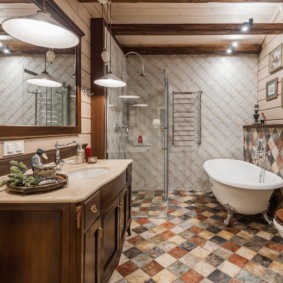 Sàn phòng tắm bằng gốm